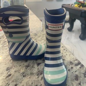 Hunter rain boots size 5 toddler